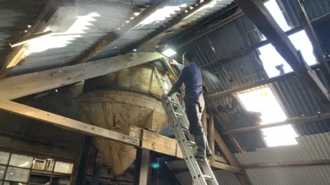 Cornwall Gold The roof at Tolgus Mill