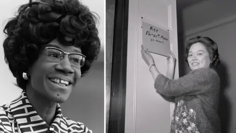 Getty Images Shirley Chisholm and Patsy Mink