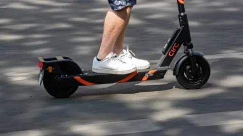 EPA A file picture of an electric scooter