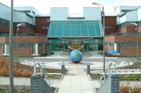 South Tees NHS Trust The hospital entrance