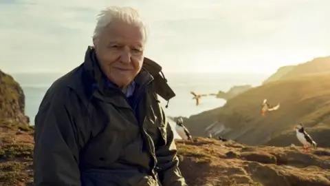 BBC/Silverback Films/PA Sir David Attenborough