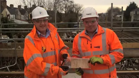 Network Rail Phil Murphy and Gareth Yates from Network Rail