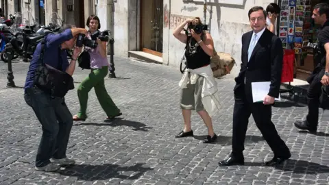 Getty Images Mario Draghi as governor of the Bank of Italy in 2008