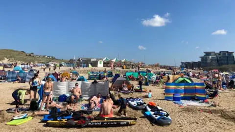 BBC Perranporth beach