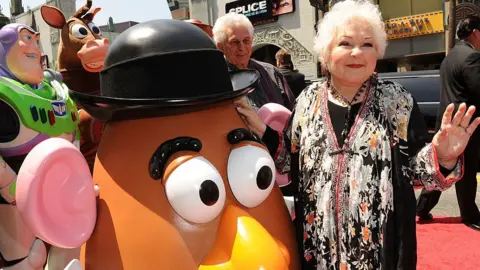 Getty Images Image shows Estelle Harris at the premiere of Toy Story 3