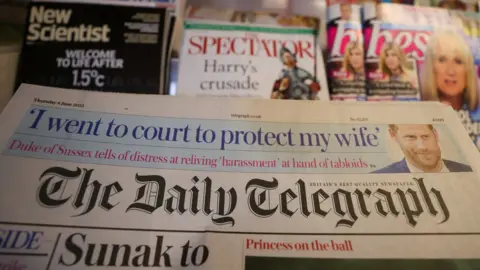 Getty Images The Daily Telegraph newspaper