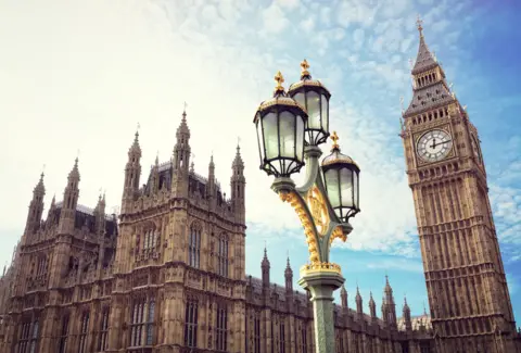 Getty Images Big Ben and a lamppost