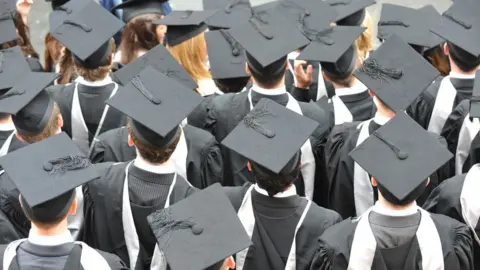 BBC graduates in mortar boards