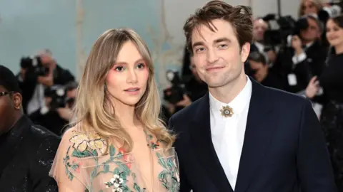 Getty Images Suki Waterhouse and Robert Pattinson