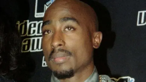 Reuters Rapper Tupac Shakur at the MTV Music Video Awards in New York in 1996