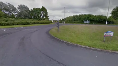 Google Tom Benson Way Roundabout