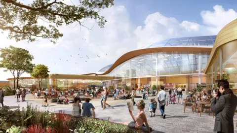 Local Democracy Reporting Service Plans for Meadowhall (artist impression)