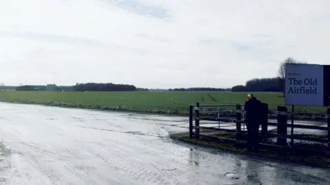 View of the former airfield