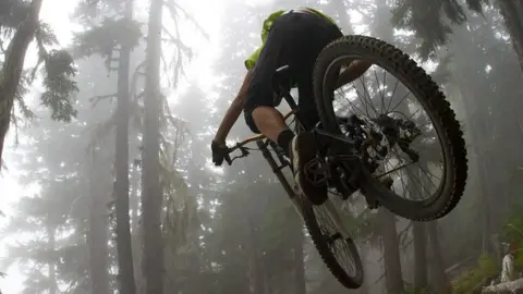 Getty Images Mountain biker