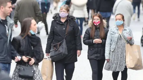 PA Media People in Liverpool city centre