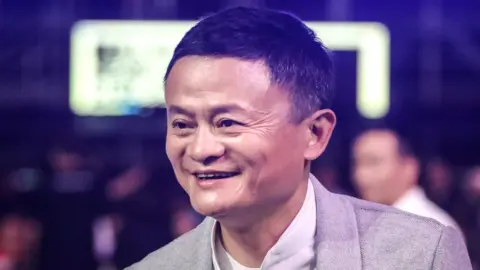 Getty Images Co-founder of Alibaba Group Jack Ma .