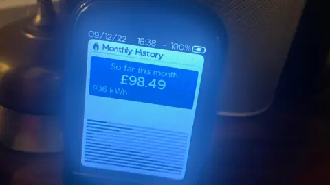 Lianna Smart meter showing £98.49