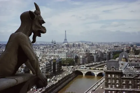 Getty Images Gargoyle on Notre Dame