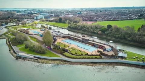 Portsmouth City Council Visualisation of the finished Hilsea Lido