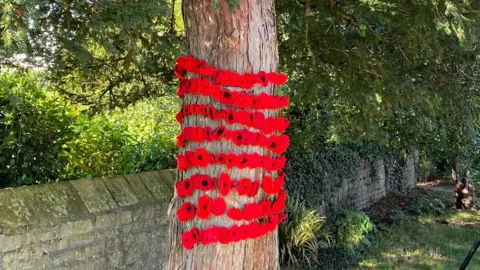 Polly Ashbourne Poppies on a tree