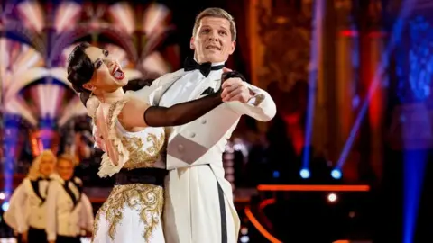 PA Media Nigel Harman and Katya Jones