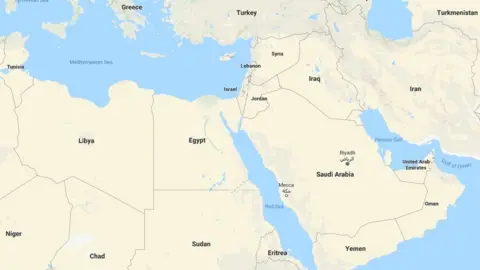 Google Maps Map of Egypt