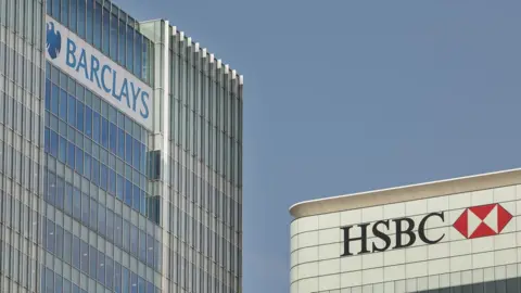Getty Images Barclays and HSBC headquarters