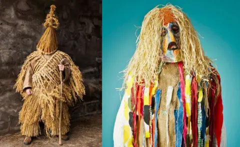 Gráinne Quinlan Strawboys mummers