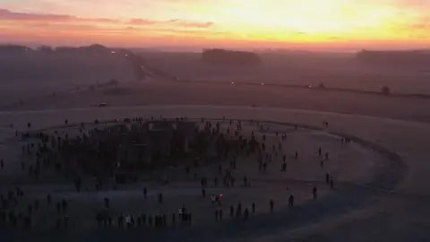 English Heritage Crowds at Stonehenge