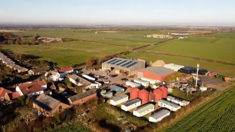 Martin Barber/BBC Richard Hirst's farm