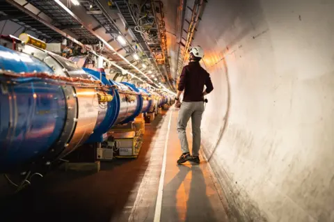 Cern LHC tunnel