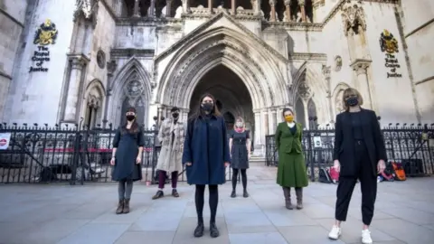 PA Media (Left to right) May MacKeith, Ben Smoke, Helen Brewer, Emma Hughes, Mel Evans, and Ruth Potts