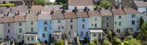 Getty Images row of houses