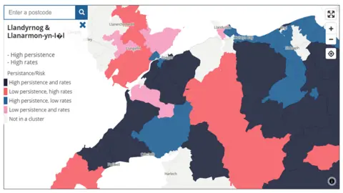 ONS north Wales