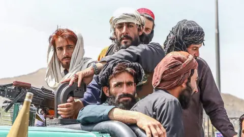 EPA Taliban fighters in Kabul