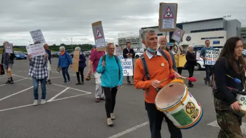 BBC Protest in Shrewsbury