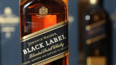 Getty Images Johnnie Walker Black Label bottle