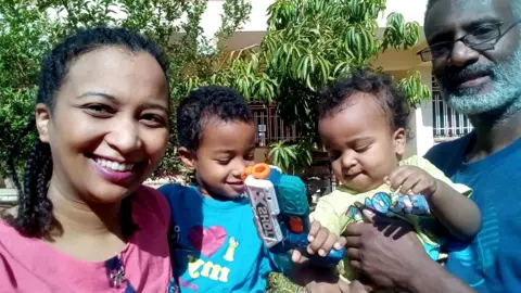 Rasha Amin' Family of four