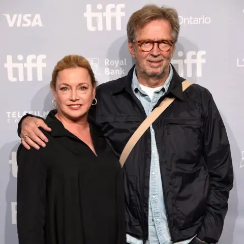 Getty Images Lili Fini Zanuck and Eric Clapton