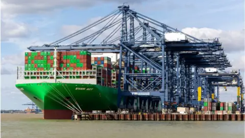 Getty Images Container ship