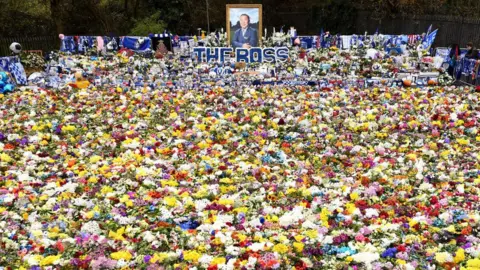 Getty Images Floral tributes