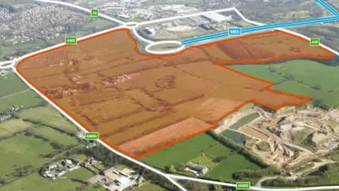 South Ribble Borough Council Cuerden development