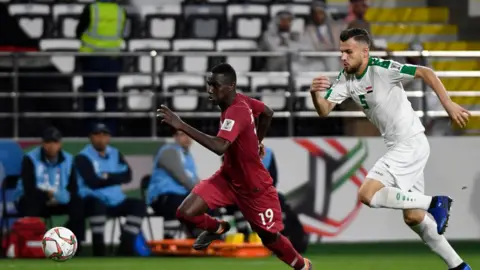 Getty Images Qatar v Iraq in Asian Cup on 22 January 2019