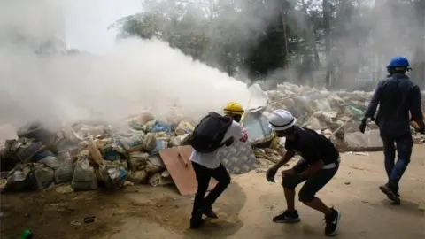 Reuters Protesters in Myanmar