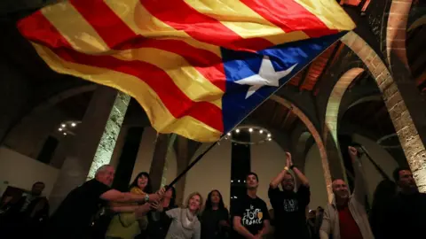 Reuters pro-independence supporters celebrate