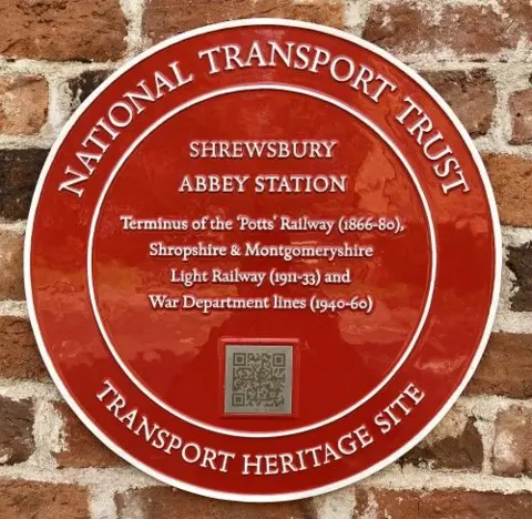 National Transport Trust Red Wheel at Abbey Station, Shrewsbury