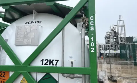 Carbon Capture Scotland ISO tank
