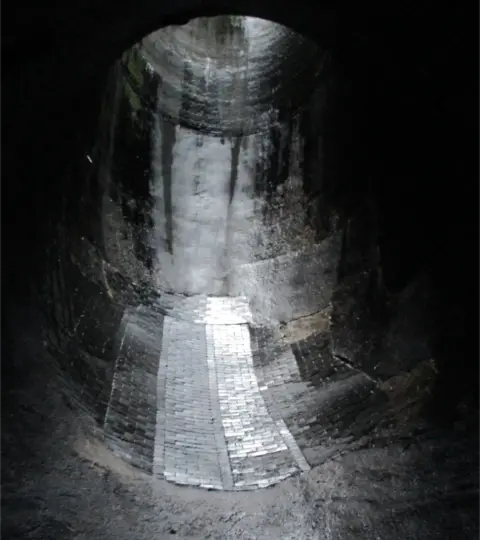 Severn Trent Water Inside Ladybower overflow