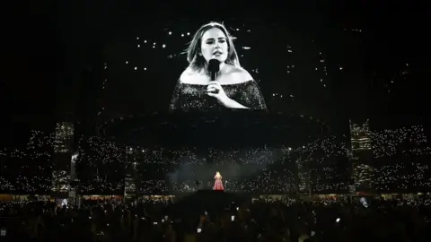 Getty Images Adele on tour