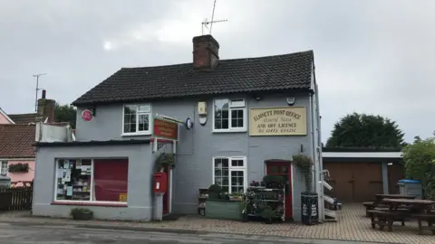 Shannon Eustace/BBC An outside view of Elmsett Post Office and Stores